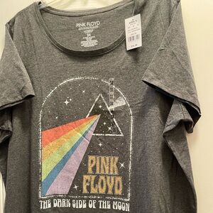 Pink Floyd Dark Side of the Moon Plus 3X Womens T-Shirt, New w/Tags